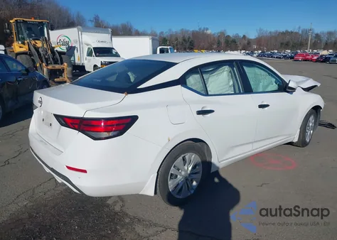 2024 Nissan Sentra S Xtronic Cvt из США, поврежденный, VIN 3N1AB8BV5RY244433